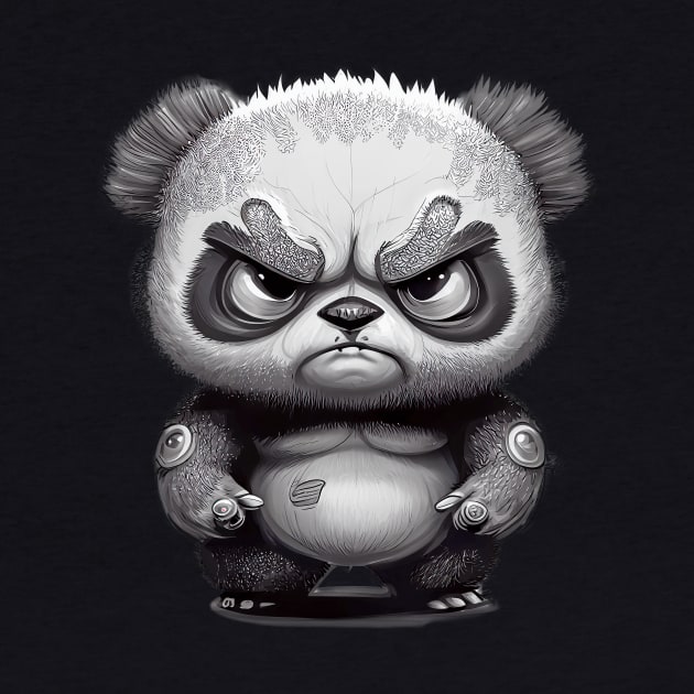 Panda Cute Adorable Humorous Illustration by Cubebox